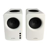 BOCINAS ACTECK DYNAMIC EXACT MINI BS475 / INALAMBRICA / 10 W RMS / SONIDO ESTEREO 2.0 / CONEXION BLUETOOTH - AUX / CONTROL DE VOLUMEN / INDICADOR LED / BLANCO / AC-936378 / EXISTENCIA 66