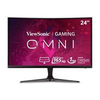 MONITOR LED VIEWSONIC GAMER 24 PULGADAS / FULL HD 1920X1080P / HDMI / DISPLAY PORT/ FREESYNC / CURVO 1500R / 165 HZ / 1 MS /BOCINAS INTEGRADAS/ 3 AÑOS DE GARANTIA  / EXISTENCIA 100