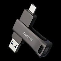 MEMORIA QUARONI 32GB USB 3.2 / DUAL AC / OTG / METALICA  / EXISTENCIA 11