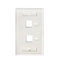 TAPA FACEPLATE , INTELLINET,772396,  BLANCO 2 PERF. ETIQUETA  / EXISTENCIA 60