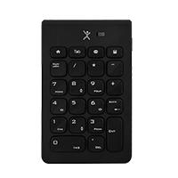 TECLADO NUMERO INALAMBRICO CONECTOR USB PORTATIL 22 TECLAS DE MEMBRANA PERFECT CHOICE NUMBRA - NEGRO / EXISTENCIA 6