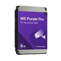 DISCO DURO INTERNO WD PURPLE PRO 8TB 3.5 ESCRITORIO SATA3 6GB/S 256MB 7200RPM 24X7 IA DVR NVR 1-16 BAHIAS 1-64 CAMARAS WD8002PURP  / EXISTENCIA 202