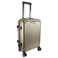 MALETA RIGIDA ROTACION 360 GRADOS EN RUEDAS CON TROLLEY PERFECT CHOICE AIRLY - GRIS  / EXISTENCIA 4
