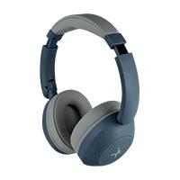 AUDIFONOS ON-EAR INALAMBRICOS PLEGABLES MANOS LIBRES CON BT PERFECT CHOICE SOUNDIA - AZUL / EXISTENCIA 1