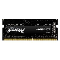 MEMORIA RAM KINGSTON SODIMM DDR4 16GB 2X8GB 3200MT/S FURY IMPACT BLACK CL20 260PIN 1.2V C/DIFUSOR DE CALOR P/LAPTOP KIT 2 KF432S20IBK2/16  / EXISTENCIA 2