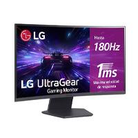 MONITOR PC LG 27GS60QC-B GAMING ULTRAGEAR 27 CURVO QHD, AMD FREE SYNC, 180HZ, PANEL VA, ASPECTO 16:9, 2560X1440, TR 1MS, 3000:1, CURVATURA 1000R, HDMI, DISPLAYPORT, HDR10, MONTAJE PARED 100X100 MM.  / EXISTENCIA 35