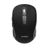 MOUSE ACTECK OPTIMIZE TRIP PRO MI580 / INALAMBRICO / 1600 DPI AJUSTABLE / 6 BOTONES SCROLL / RECARGABLE / DUAL DONGLE USB 2.4 GHZ 2 BLUETOOTH / WIN MAC ANDROID / NEGRO / AC-939591  / EXISTENCIA 1