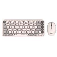 KIT ACTECK CREATOR CHIC K-COLORS MK480 / TECLADO Y MOUSE / INALAMBRICO - MULTIMEDIA / 85 TECLAS / OPTICO / 800 DPI / 4 BOTONES + SCROLL / WIN + MAC / ESPAÑOL / DONGLE USB / GRIS / AC-940221  / EXISTENCIA 3