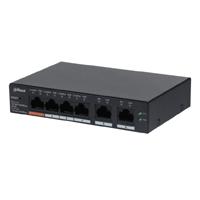 SWITCH/ DAHUA/ CS4006-4GT-60/ POE DE 6 PTOS GIGABIT/ 4 PTOS POE 10/100/1000/ 2 PTOS UPLINK 10/100/1000/ 60 WATTS TOTALES/ ADMINISTRABLE EN LA NUBE X DOLYNK CARE/ POE HASTA 250 MTS/ CARCASA METALICA/ / EXISTENCIA 1