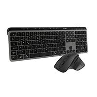 KIT ACTECK CREATOR KREA MK755 / TECLADO Y MOUSE / INALAMBRICO DUAL / MULTIDISPOSITIVO / RECARGABLE / DONGLE USB BT / WIN - MAC / ESPAÑOL / 118 TECLAS / 2000 DPI / OPTICO / NEGRO - GRIS / AC-940160  / EXISTENCIA 10