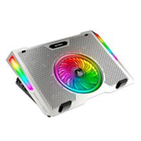 BASE ENFRIADORA FROOST EPIC BE670 / ALTURA AJUSTABLE 5 NIVELES / LAPTOP DE 15.6 PULG / 5 VENTILADORES / 10 MODOS DE ILUMINACION / CONTROL DE VELOCIDAD / ALUMINIO / AC-940764  / EXISTENCIA 20