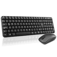 COMBO TECLADO MULTIMEDIA Y MOUSE OPTICO GHIA / GT4000BB / INALAMBRICO / RECEPTOR USB / NEGRO  / EXISTENCIA 1594