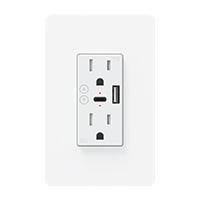 CONTACTO INTELIGENTE DE PARED MIRATI MCP2 / 2 CONTACTOS, 1 USB A, 1 USB C / WIFI 2.4GHZ, BLUETOOTH 4.2 / COMPATIBLE CON ANDROID E IOS / FUNCIONA CON ALEXA Y ASISTENTE DE GOOGLE  / EXISTENCIA 428