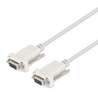 CABLES/MANHATTAN/317375/CABLE MÓDEM NULO CRUZADO DB9H-DB9H, 2 M  / EXISTENCIA 2