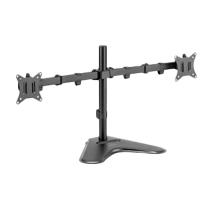 SOPORTE ACTECK ENFORCE ZONE-B SM425 / PARA 2 MONITORES / MONITOR 17 A 32 PULG / MAX 9 KG POR BRAZO / VESA 75 - 100 / INCLINACION Y GIRO AJUSTABLE / ORGANIZADOR DE CABLES / NEGRO / AC-939683  / EXISTENCIA 3