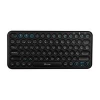 TECLADO MULTIDISPOSITIVO (HASTA 3)/ VORAGO / KBW-400, SLIM REGARGABLE TIPO C 2 BLUETOOTH WIRELESS NEGRO / EXISTENCIA 2