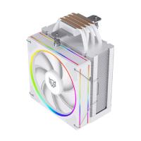 ENFRIAMIENTO DE AIRE GAMER BALAM RUSH HELIUX PRO HEX50 / DISIPADOR / TDP 220 W / COMPATIBILIDAD UNIVERSAL AMD - INTEL / ARGB PERSONALIZABLE / 4 PIPAS / VENTILADOR 120 MM / BLANCO / BR-942058 / EXISTENCIA 5