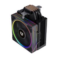 ENFRIAMIENTO DE AIRE GAMER BALAM RUSH HELIUX PRO HEX50 / DISIPADOR / TDP 220 W / COMPATIBILIDAD UNIVERSAL AMD - INTEL / ARGB PERSONALIZABLE / 4 PIPAS / VENTILADOR 120 MM / NEGRO / BR-942041 / EXISTENCIA 2