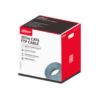 CABLE UTP/ DAHUA/ DH-PFM920I-6F-C/ BOBINA DE 305M/ FTP CAT6, ALIMENTACION A TRAVES DE ETHERNET/ MATERIAL CONDUCTOR DE COBRE LIBRE DE OXIGENO DE ALTA PUREZA/ CUBIERTA EXTERIOR DE PVC PERSONALIZADA/ CL  / EXISTENCIA 4