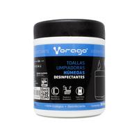 TOALLAS HUMEDAS DESINFECTANTES VORAGO CLN-107 BOTE 30PZ  / EXISTENCIA 2
