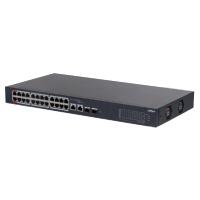 SWITCH/ DAHUA/ CS4226-24ET-240/ POE DE 26 PTS/ 24 PTS POE 10/100/ 2 UPLINK 10/100/1000 + 2 PTS SFP/ 240 WATTS TOTALES/ / ADMINISTRABLE EN LA NUBE POR DOLYNK CARE/POE HASTA 250 MTS/ CARCASA METALI / EXISTENCIA 1