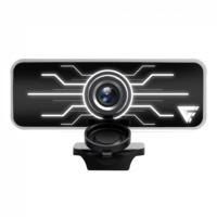 WEBCAM GAME FACTOR WG400, LED, FULL HD, 30FPS, MICRÓFONO, TAPÓN, NEGRA.  / EXISTENCIA 1