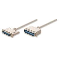 CABLE IMPRESORA,MANHATTAN,303033, BITRONICS  1.8M,DB25 A CENTRONICS 36 1.8M MACHO-MACHO  / EXISTENCIA 3