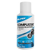 AEROSOL COMPUSTAT LIMPIADOR DE PANTALLAS LAPTOPS, TABLETAS, SMART TVS, SMART PHONES SILIMEX 170 ML / EXISTENCIA 12