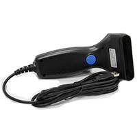 LECTOR DE CODIGO DE BARRAS EC LINE EC-CD-8100, NEGRO, CCD, USB, 1D, 100 LECTURAS POR SEGUNDO, RESISTENTE A CAIDAS DE 1.5 MTS  / EXISTENCIA 5