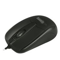 MOUSE ALAMBRICO OPTICO 1000 DPI CONECTOR USB EASY LINE BY PERFECT CHOICE - NEGRO / EXISTENCIA 56