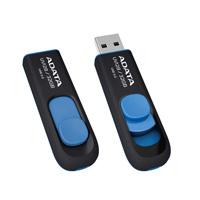 MEMORIA ADATA 32GB USB 3.2 UV128 RETRACTIL NEGRO-AZUL (AUV128-32G-RBE)  / EXISTENCIA 10