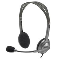 AUDIFONOS DIADEMA LOGITECH H111 JACK 3.5 MM GRIS  / EXISTENCIA 10