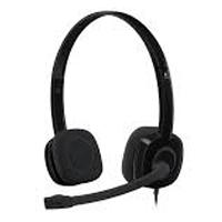 AUDIFONOS DIADEMA LOGITECH H151 CONTROL DE VOLUMEN JACK 3.5MM NEGRO  / EXISTENCIA 6