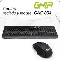 GHIA / KIT TECLADO Y MOUSE / ALAMBRICO / ERGONOMICOS / MULTIMEDIA / USB / COLOR NEGRO  / EXISTENCIA 29