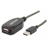 CABLE USB,MANHATTAN,151573, V2.0 EXT. ACTIVA 10.0M BOLSA  / EXISTENCIA 23