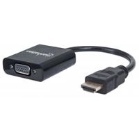 CONVERTIDOR,MANHATTAN,151436,VIDEO HDMI A SVGA, BL  / EXISTENCIA 72