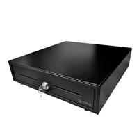 CAJON DE DINERO 3NSTAR CD350, NEGRO, COMPARTIMIENTOS 5 BILLETES - 8 MONEDAS, RANURAS FRONTALES PARA CHEQUES  / EXISTENCIA 5