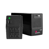 NO-BREAK INTERACTIVO SMARTBITT SBNB600 600VA/300 W, CLAVIJA NEMA 5-15P, 4 CONTACTOS TIPO NEMA 5-15R, TODOS CON RESPALDO DE BATERIAS, REGULACION Y SUPRESION DE PICOS. / EXISTENCIA 10