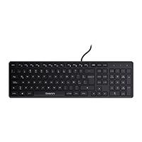 TECLADO ALAMBRICO QUARONI USB 104 TECLAS COLOR NEGRO  / EXISTENCIA 311