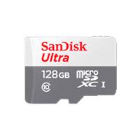 MEMORIA SANDISK MICRO SDXC 128GB ULTRA 100MB/S CLASE 10 C/ADAPTADOR SDSQUNR-128G-GN3MA  / EXISTENCIA 40