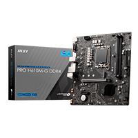 MB MSI H610 INTEL S-1700 12A GEN/2XDDR4 3200MHZ/PCIE 4.0/HDMI/DVI/DP/2XUSB 3.2/M.2/MICRO ATX/GAMA BASICA  / EXISTENCIA 15