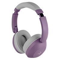 AUDIFONOS ON-EAR INALAMBRICOS PLEGABLES MANOS LIBRES CON BT PERFECT CHOICE SOUNDIA - MORADO  / EXISTENCIA 1