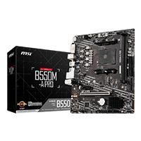 MB MSI B550 AMD S-AM4 3A GEN/2XDRR4 3200MHZ/PCIE 4.0/HDMI/DVI/4XUSB 3.2/M.2/MICRO ATX/GAMA MEDIA  / EXISTENCIA 44